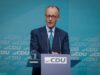 CDU-Kanzlerkandidat Friedrich Merz und Generalsekretär Casten Linnemann Pressekonferenz zur Migrationspolitik