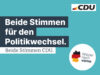 Wahlplakat Politikwechsel